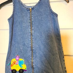 Vintage Austin & Ashley Denim Jean Dress for Kids